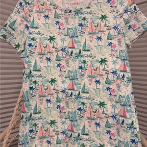 Talbots Vibrant Nautical Tee